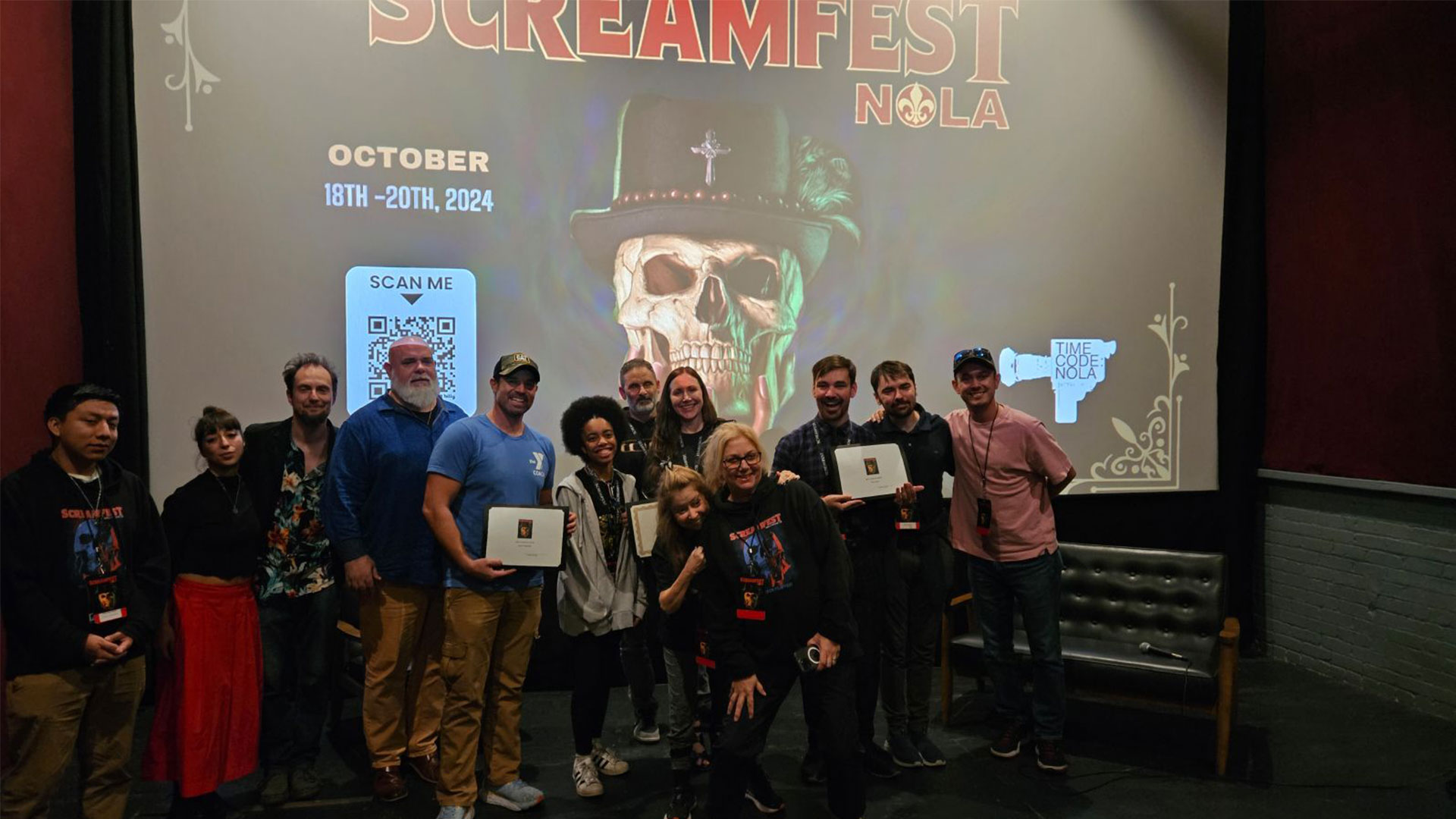 2024 Screamfest NOLA award winners