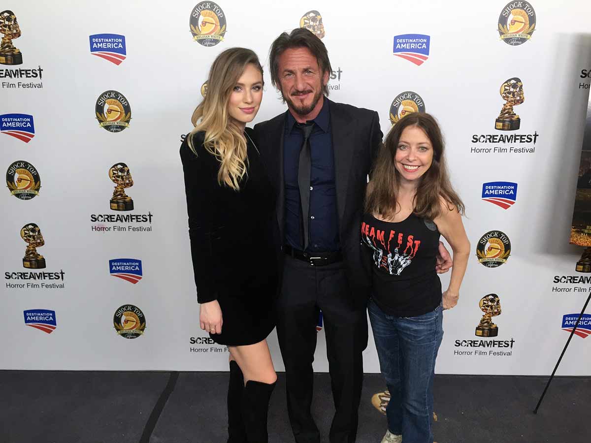 Condemned Premiere Carpet photo with Dylan Penn, Sean Penn & Rachel