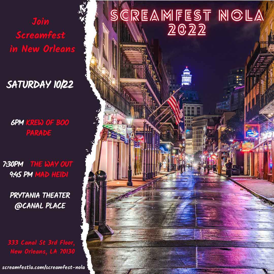 Screamfest NOLA promo