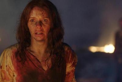 The Golem film still bloodied woman