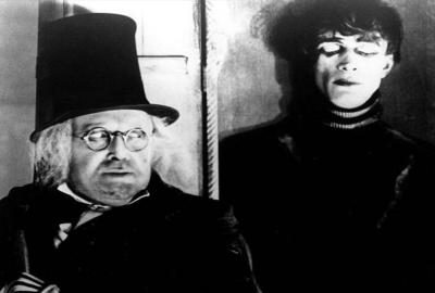 The Cabinet of Dr. Caligari with his  clairvoyant sleepwalker who can tell the future