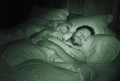 Hangman night vision couple sleeping