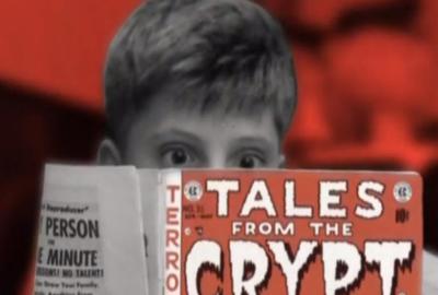 Tales From The Crypt - A boy reads the Tales From the Crypt comic book