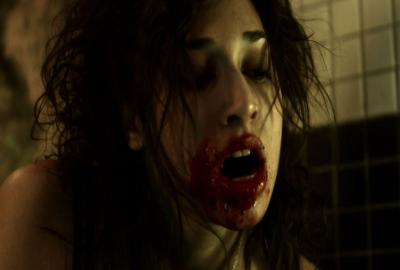 You Are So Undead woman with a bloody mouth